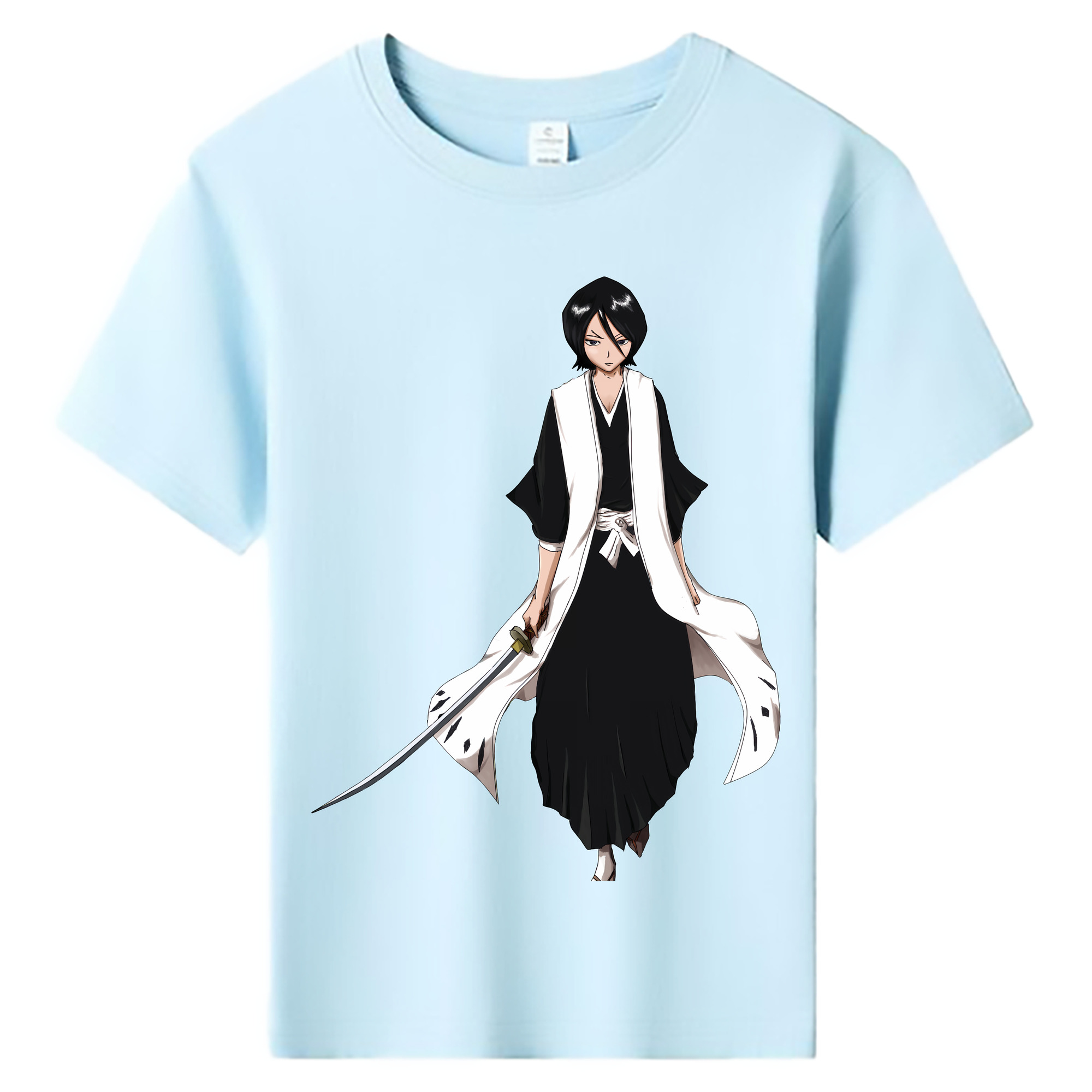 （画像用） ブリーチ 朽木ルキア BLEACH Kuchiki Rukia 綿100％キッズTシャツ（フロントプリント）